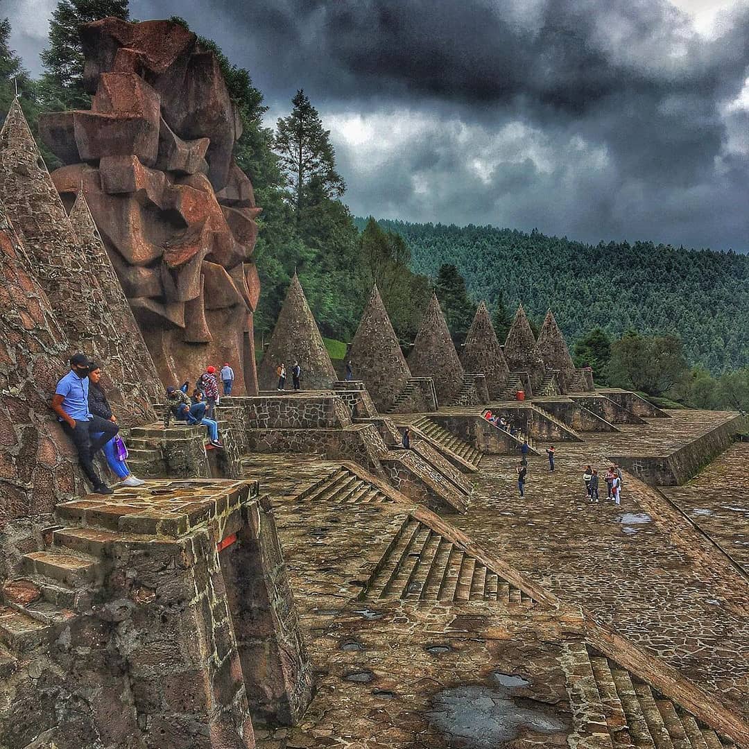 Centro Ceremonial Otomí - vista panorámica